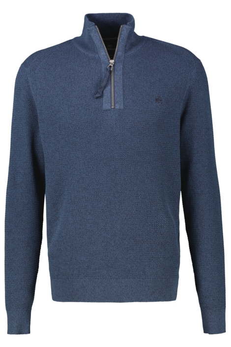 Lerros blauwe heren trui | Vooraanzicht