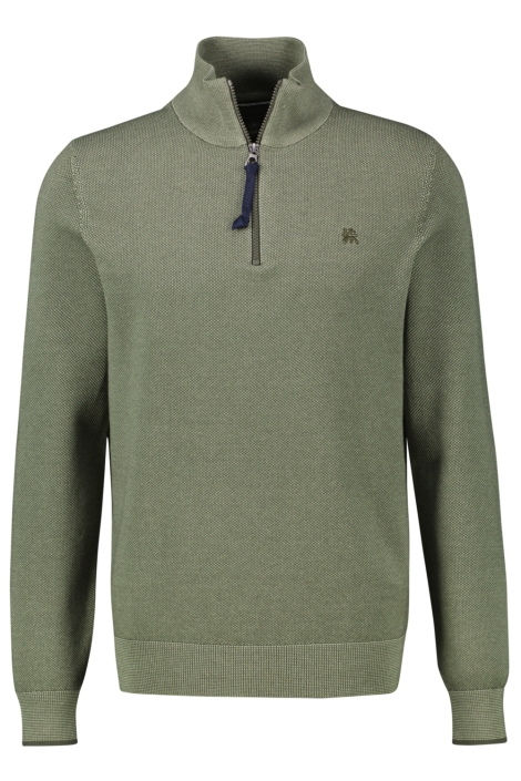 Lerros groene heren trui | Vooraanzicht