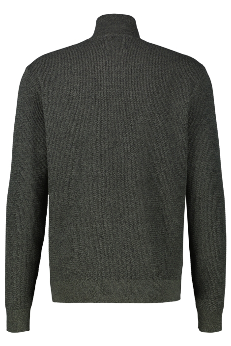 Lerros groene heren trui | Achteraanzicht