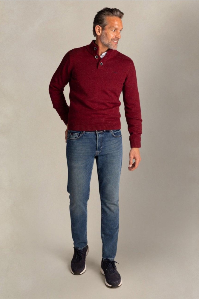 NZA rode heren trui | Model