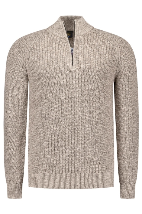 NZA beige heren trui | Vooraanzicht