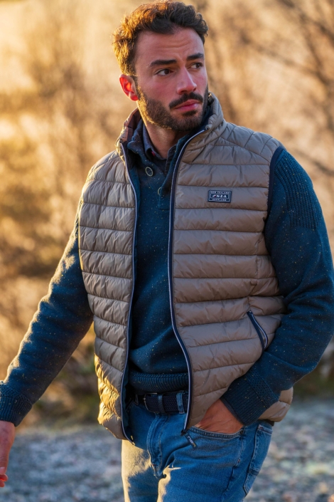 NZA blauwe heren trui | Sfeerbeeld, In situatie