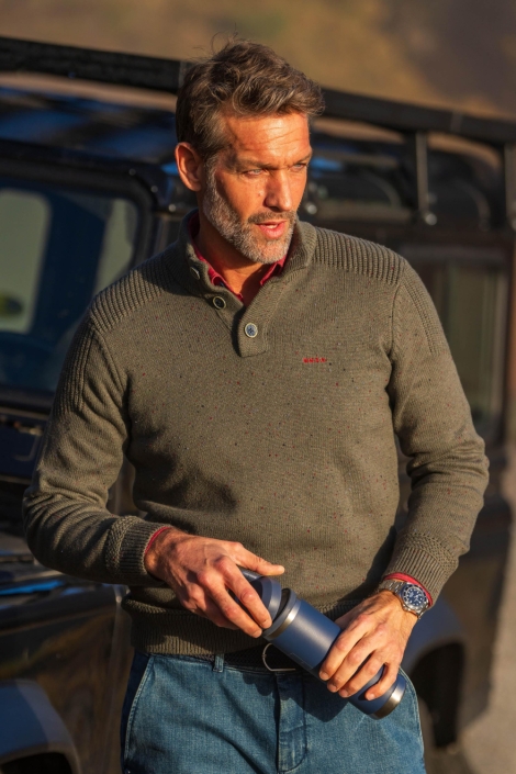 NZA groene heren trui | Sfeerbeeld, In situatie