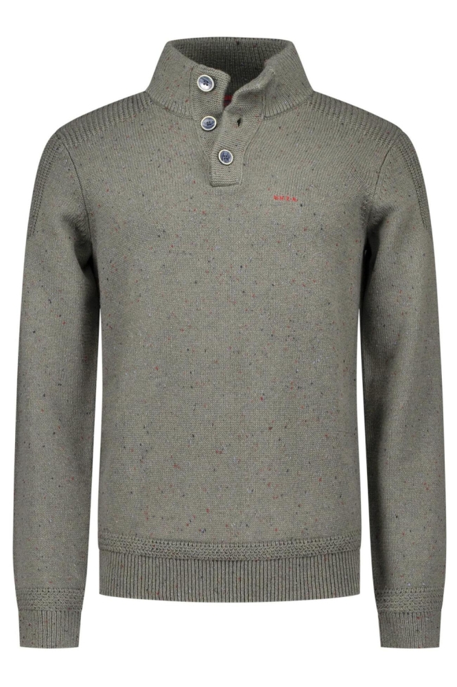 NZA groene heren trui | Vooraanzicht