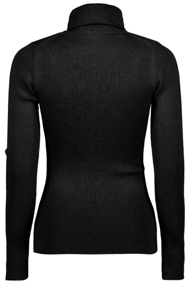 Calvin Klein zwarte dames t-shirt | Model achteraanzicht