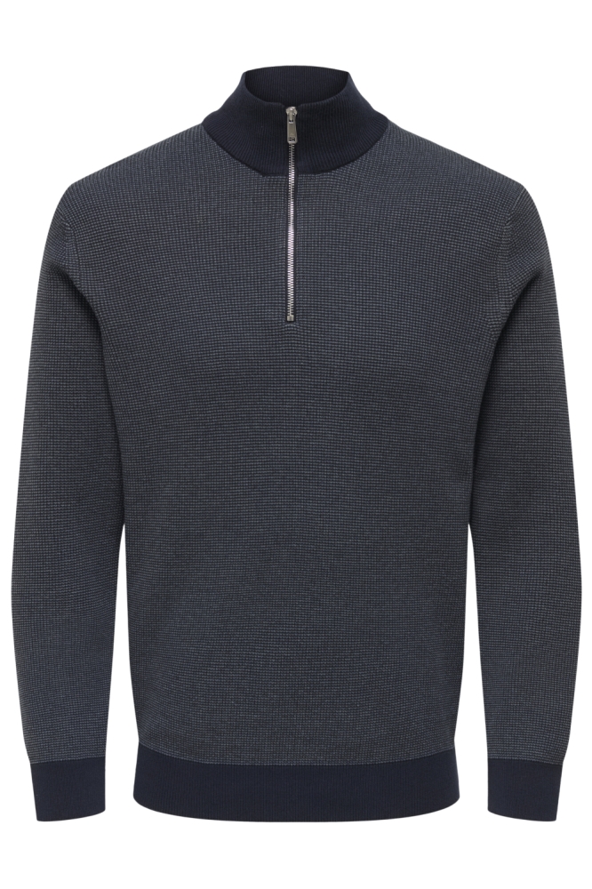 Only & Sons blauwe heren trui | Vooraanzicht