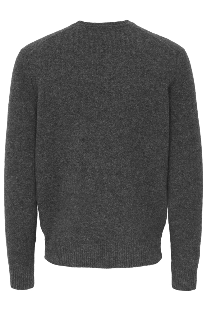 Only & Sons grijze heren trui | Achteraanzicht