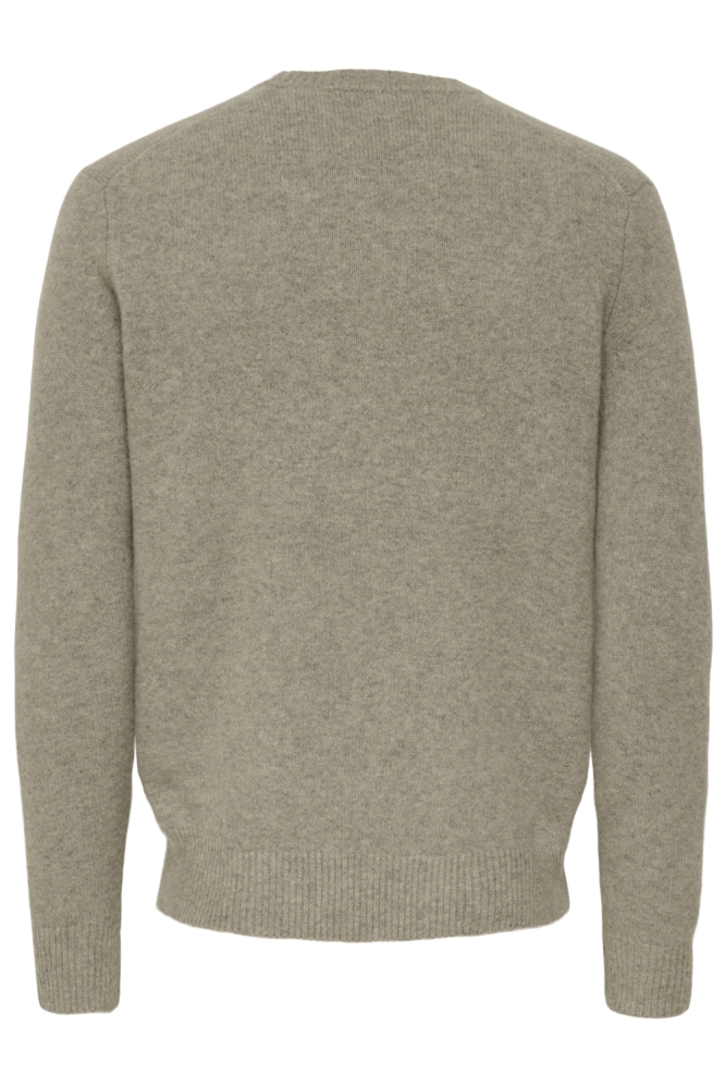 Only & Sons taupe heren trui | Achteraanzicht