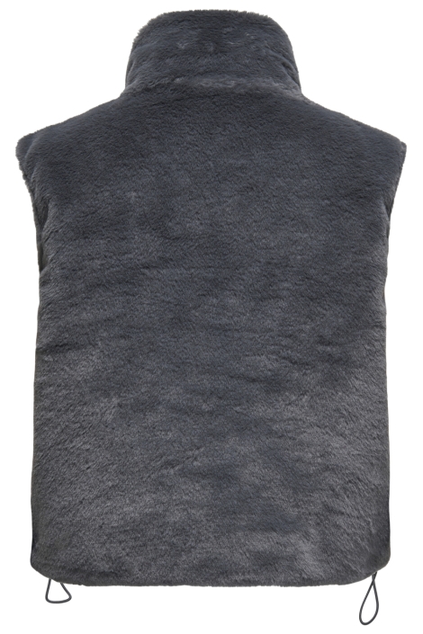 Only grijze dames gilet | Achteraanzicht