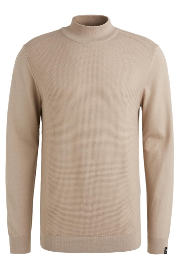 Vanguard mock neck cotton modal Taupe