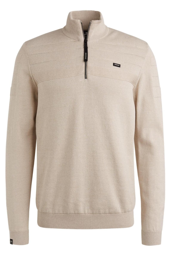 Vanguard beige heren trui | Vooraanzicht