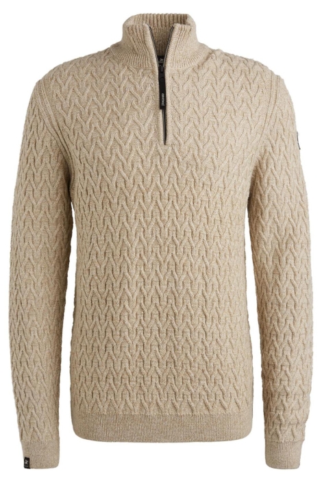 Vanguard beige heren trui | Vooraanzicht