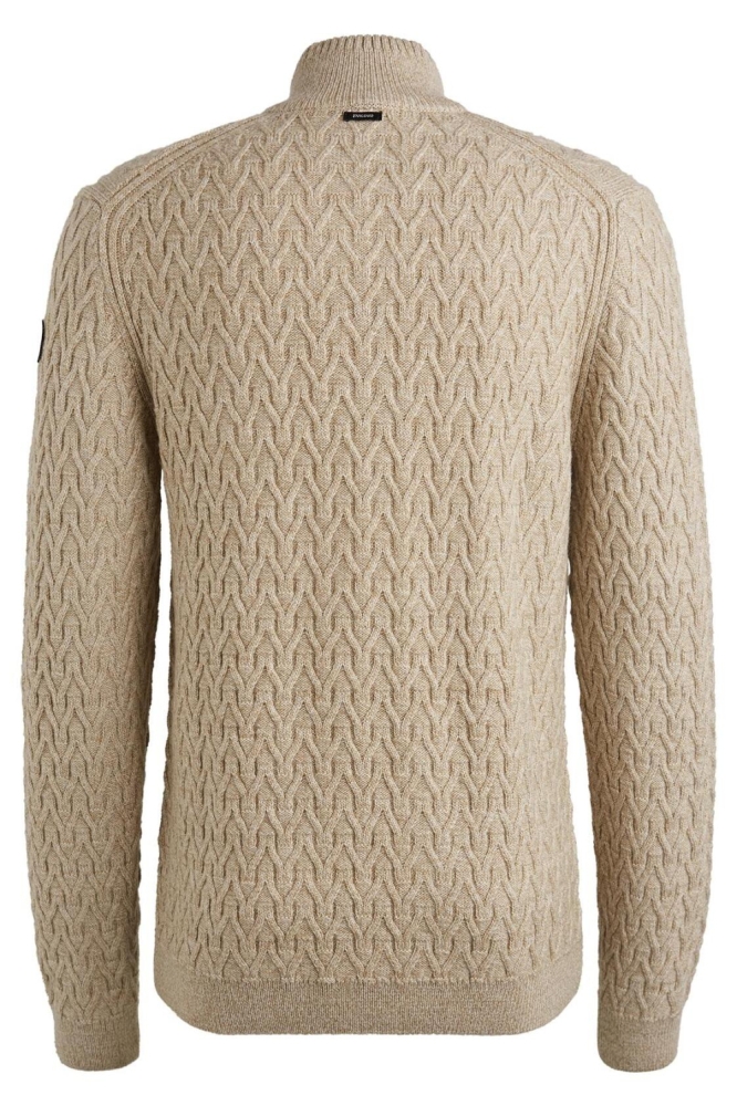 Vanguard beige heren trui | Achteraanzicht