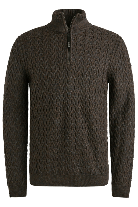 Vanguard bruine heren trui | Vooraanzicht