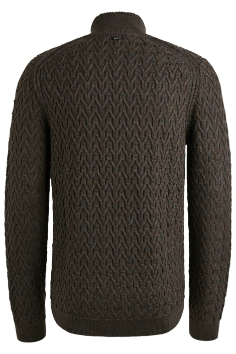 Vanguard bruine heren trui | Achteraanzicht