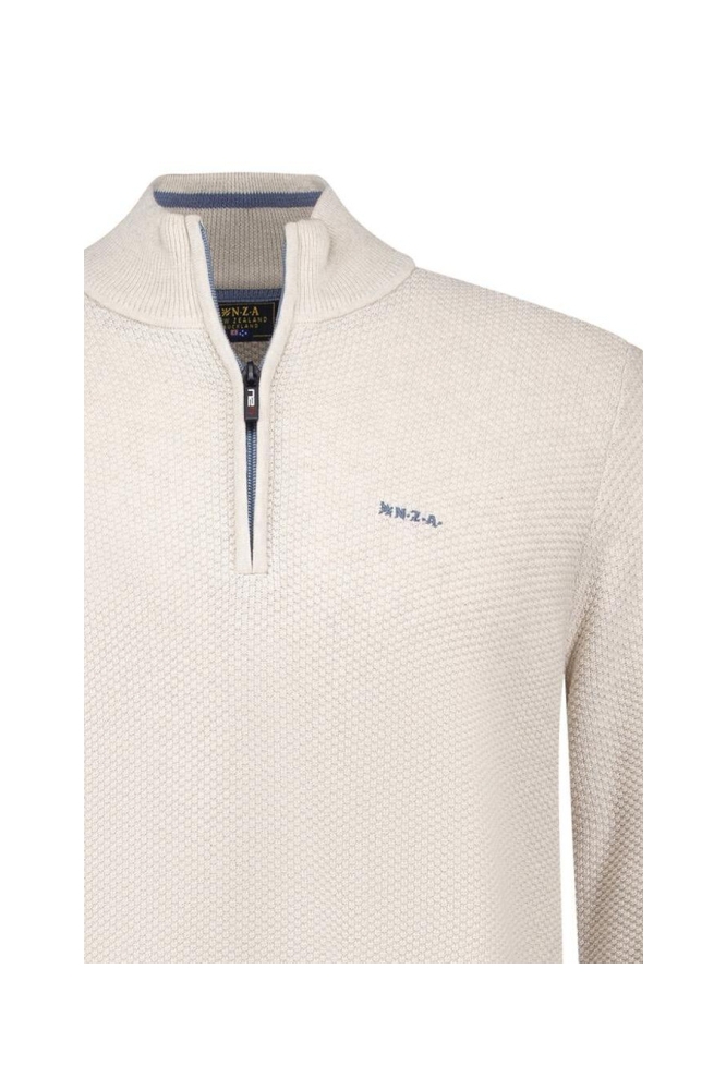 NZA beige heren trui | Close up