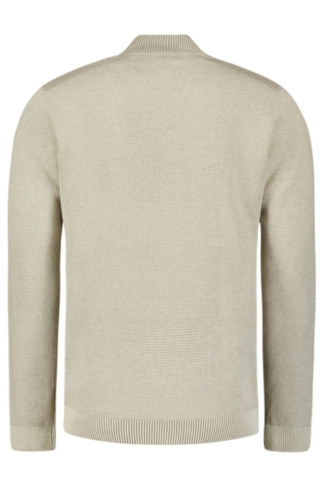 NO-EXCESS ecru heren trui | Achteraanzicht