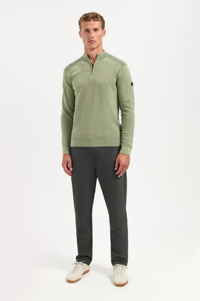 NO-EXCESS groene heren trui | Model