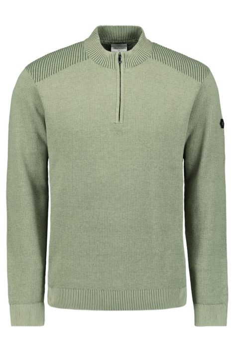 NO-EXCESS groene heren trui | Vooraanzicht