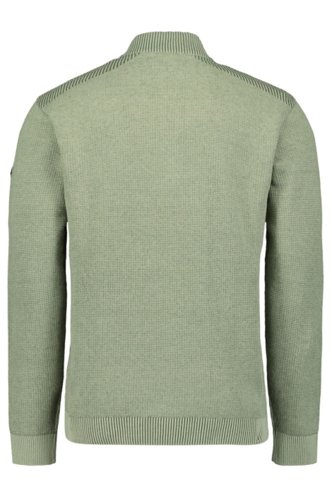 NO-EXCESS groene heren trui | Achteraanzicht