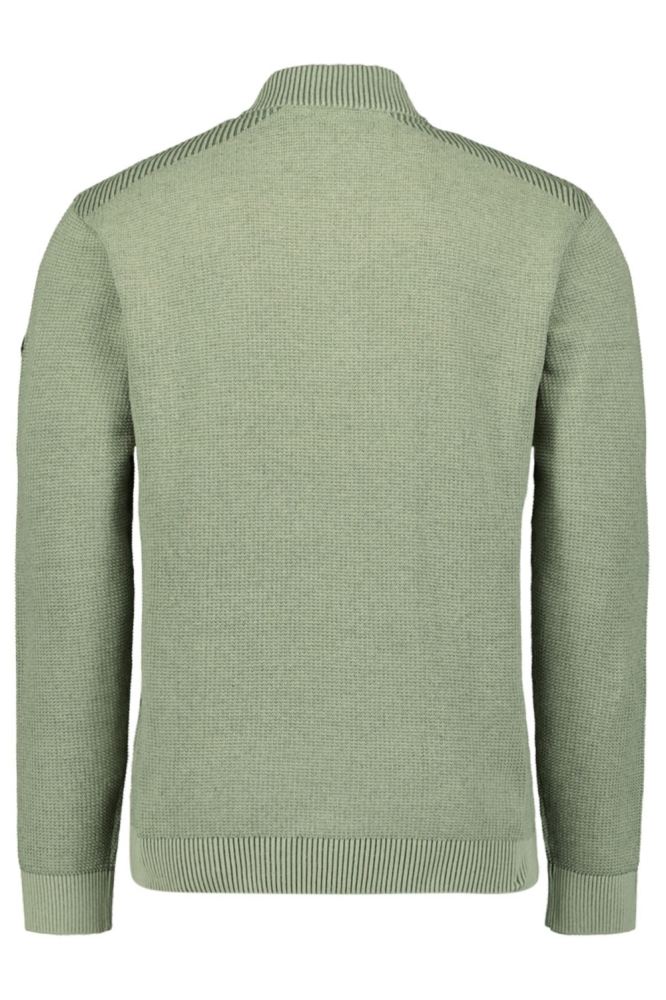 NO-EXCESS groene heren trui | Achteraanzicht