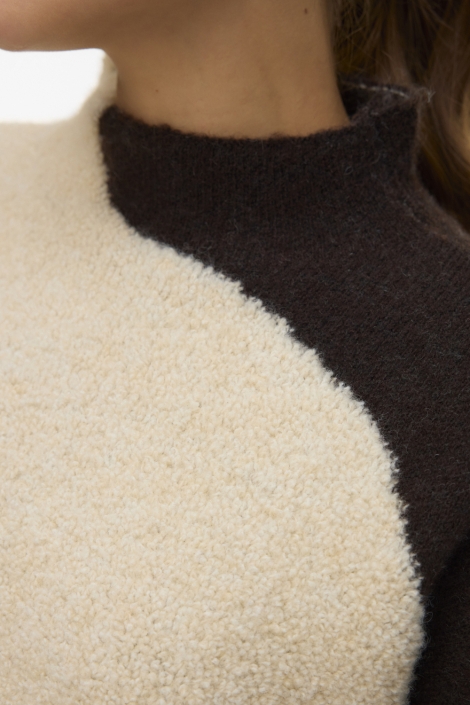 Vero Moda beige dames trui | Close up