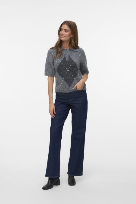 Vero Moda grijze dames trui | Model