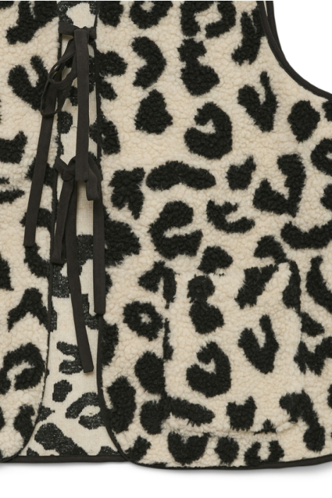 Vero Moda beige dames gilet | Close up