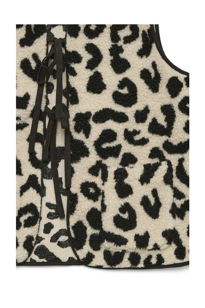 Vero Moda beige dames gilet | Close up