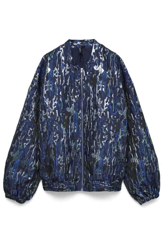 Vero Moda blauwe dames jas | Vooraanzicht