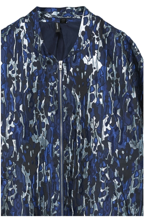 Vero Moda blauwe dames jas | Close up