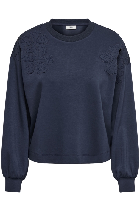 Jacqueline de Yong blauwe dames sweater | Vooraanzicht
