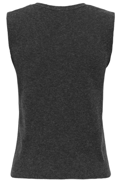 Only grijze dames gilet | Achteraanzicht
