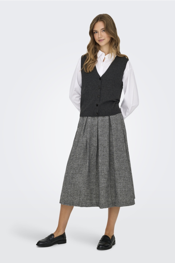 Only grijze dames gilet | Model