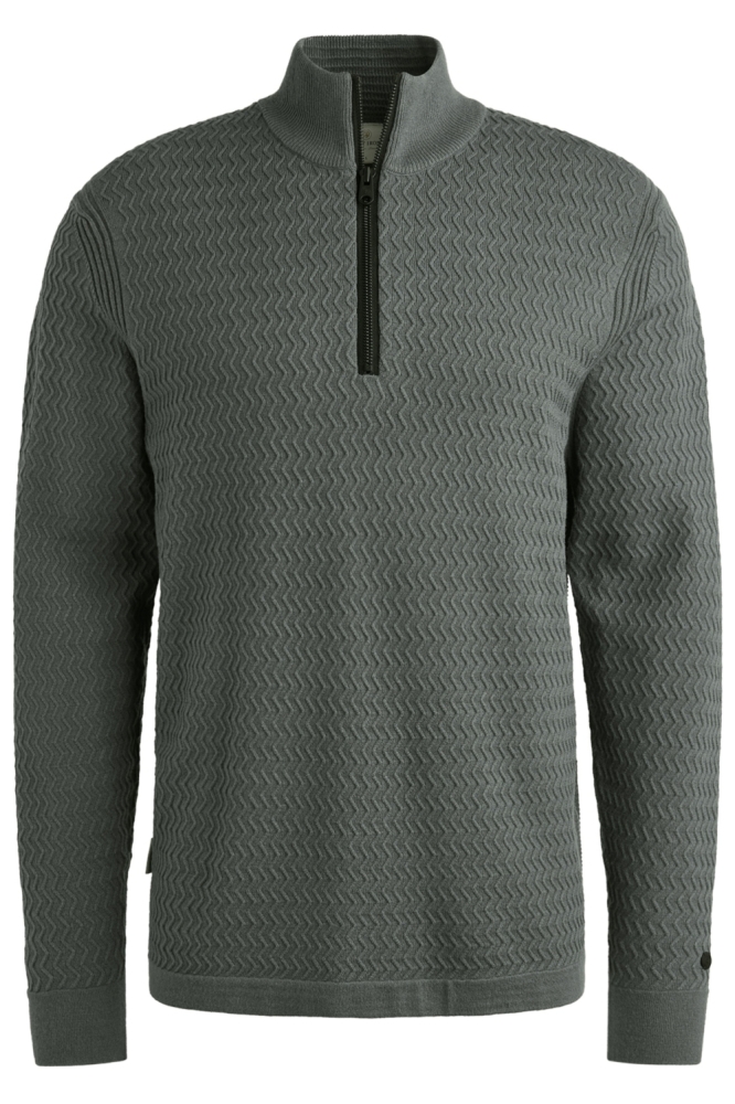 Cast Iron blauwe heren trui | Vooraanzicht