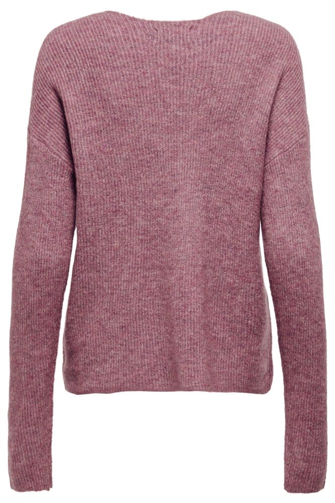 Only roze dames trui | Achteraanzicht