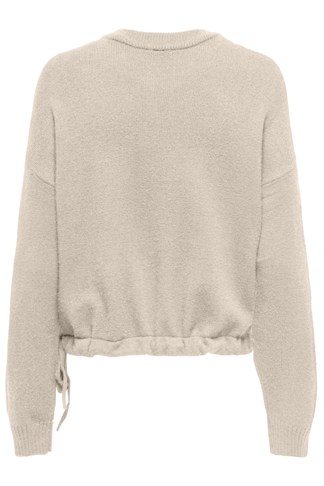 Only beige dames trui | Achteraanzicht