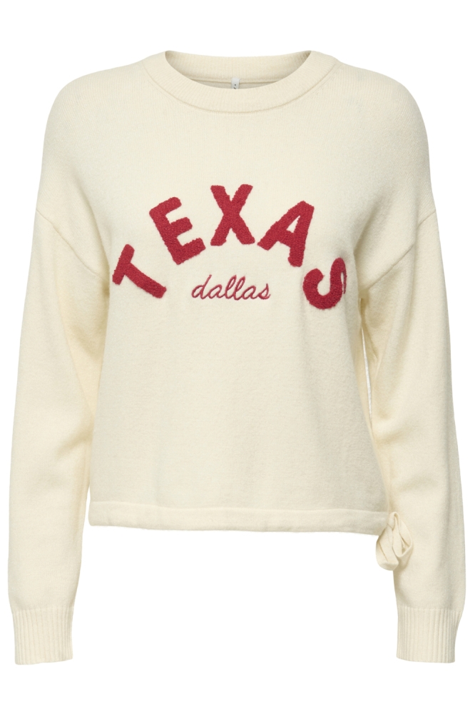 Only beige dames trui | Vooraanzicht