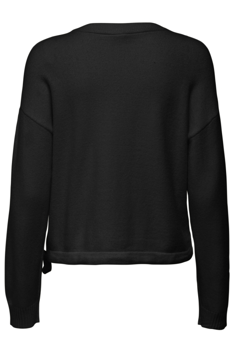 Only zwarte dames trui | Achteraanzicht
