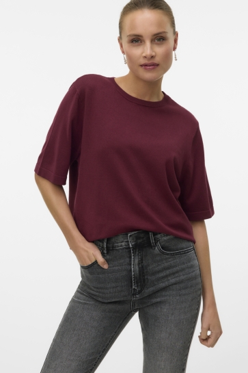 Vero Moda Trui VMSILJE 2/4 O-NCK OVERSIZE PULL GA 10320460 TOWNY PORT