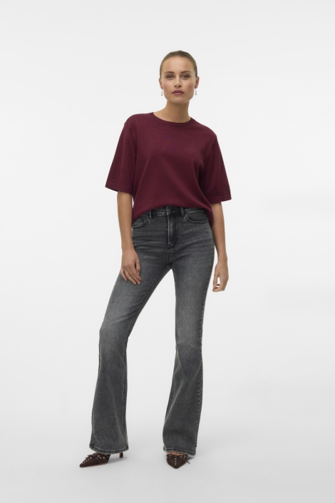 Vero Moda bordeaux dames trui | Model
