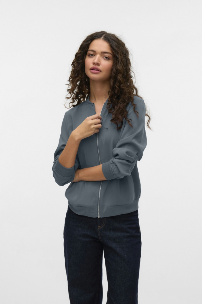 Vero Moda blauwe dames jas | Model