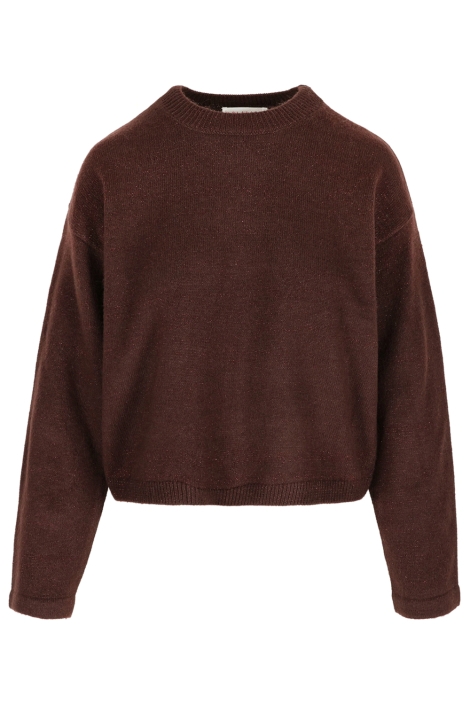 LolaLiza bruine dames trui | Vooraanzicht