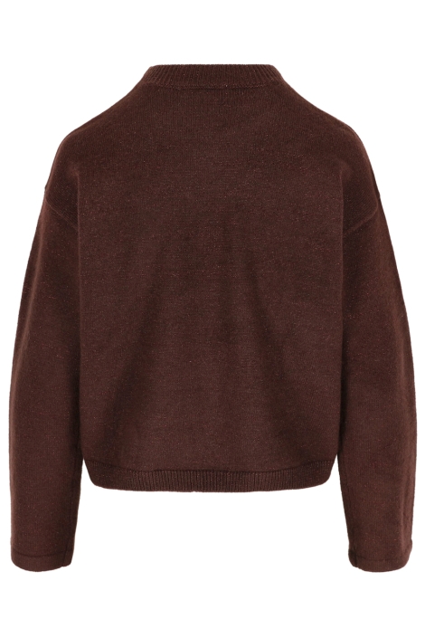 LolaLiza bruine dames trui | Achteraanzicht