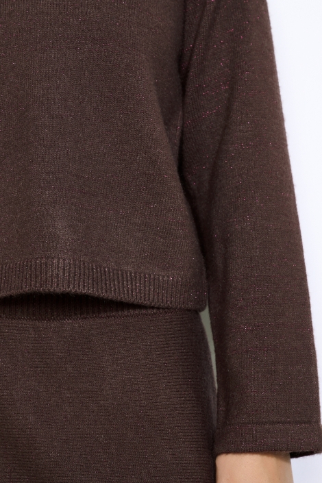 LolaLiza bruine dames trui | Close up