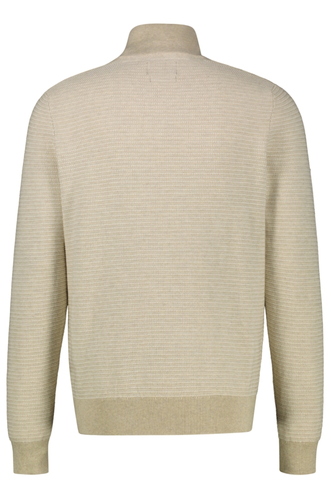 Lerros beige heren trui | Achteraanzicht