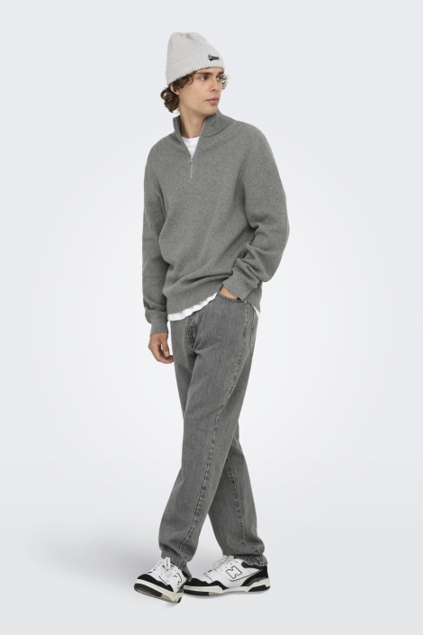 Only & Sons grijze heren trui | Model