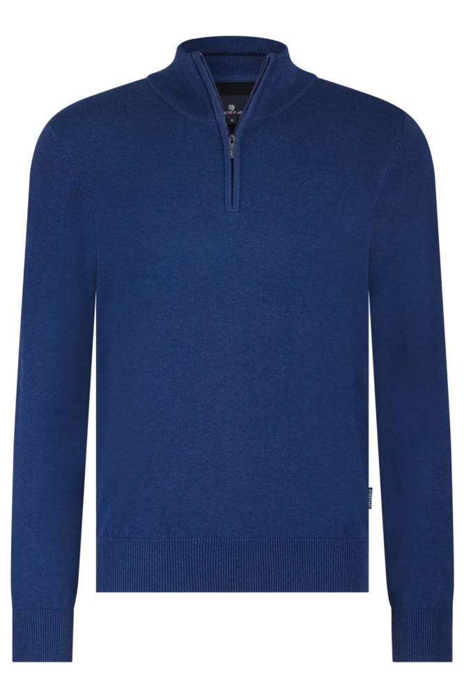State of Art blauwe heren trui | Vooraanzicht