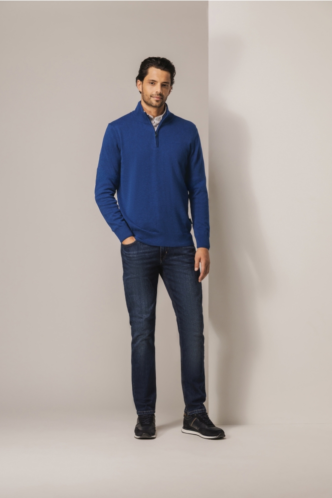 State of Art blauwe heren trui | Model