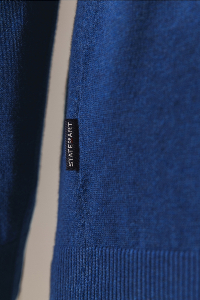 State of Art blauwe heren trui | Kleurstaal